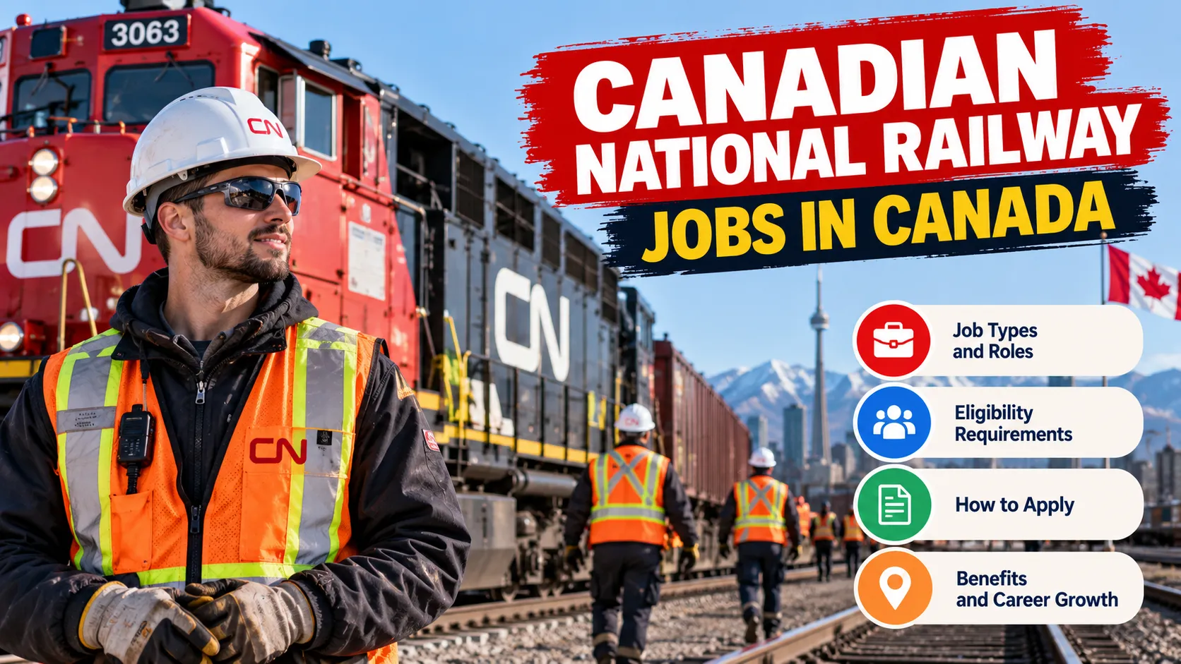 Canadian National Railway Jobs in Canada 2026: Salary, Requirements, Benefits and How to Apply