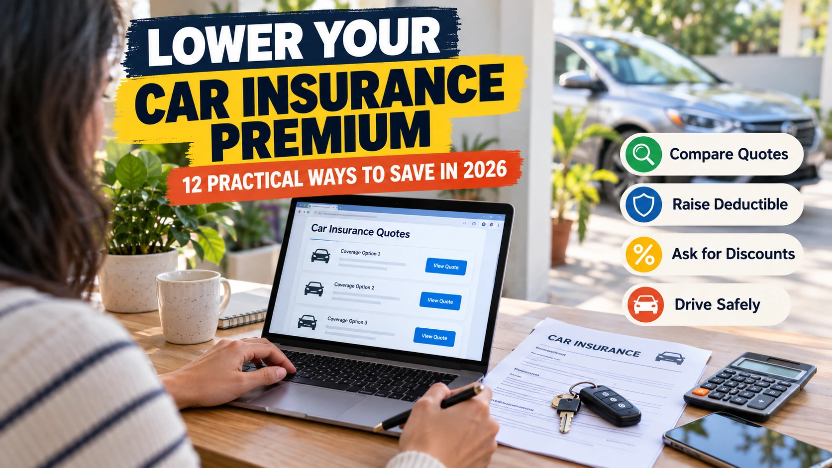 12 Practical Ways to Lower Your Car Insurance Premium in 2026