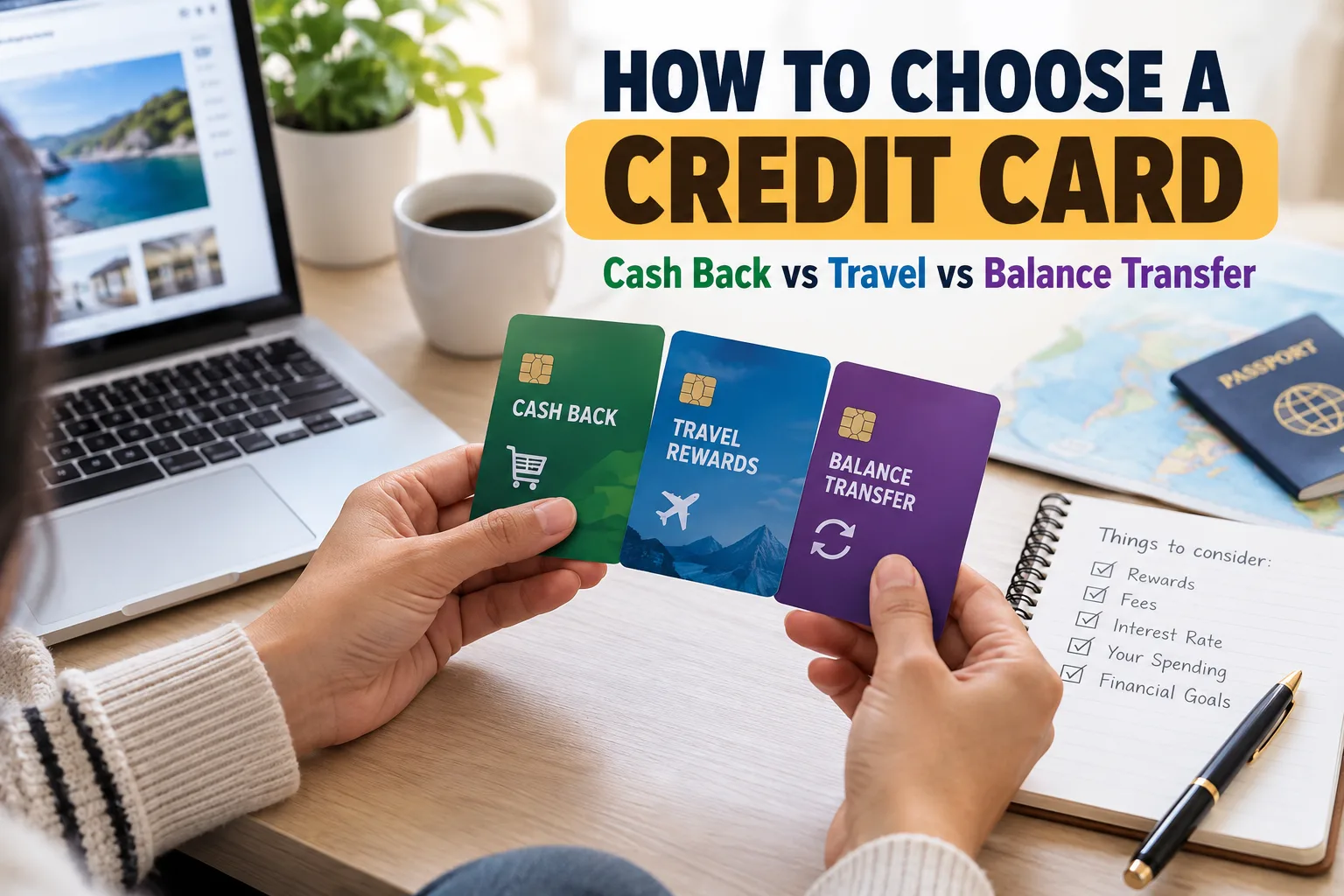 How to Choose a Credit Card: Cash Back vs Travel vs Balance Transfer